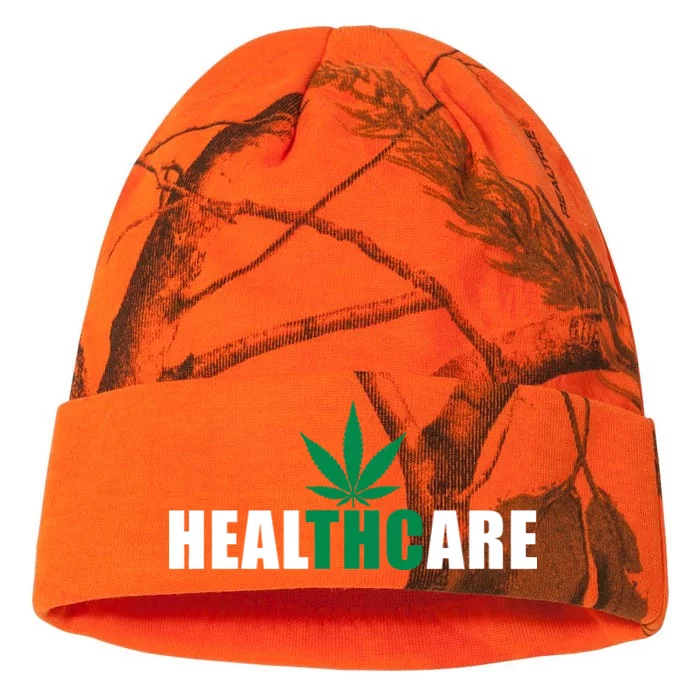 Healthcare Medical Marijuana Weed Kati - 12in Camo Beanie