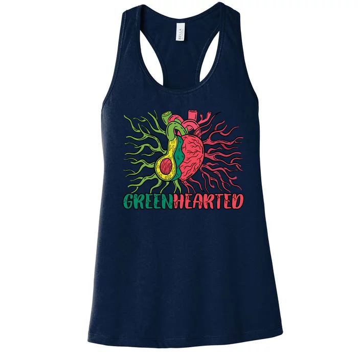 Heart And Avocado Women's Racerback Tank