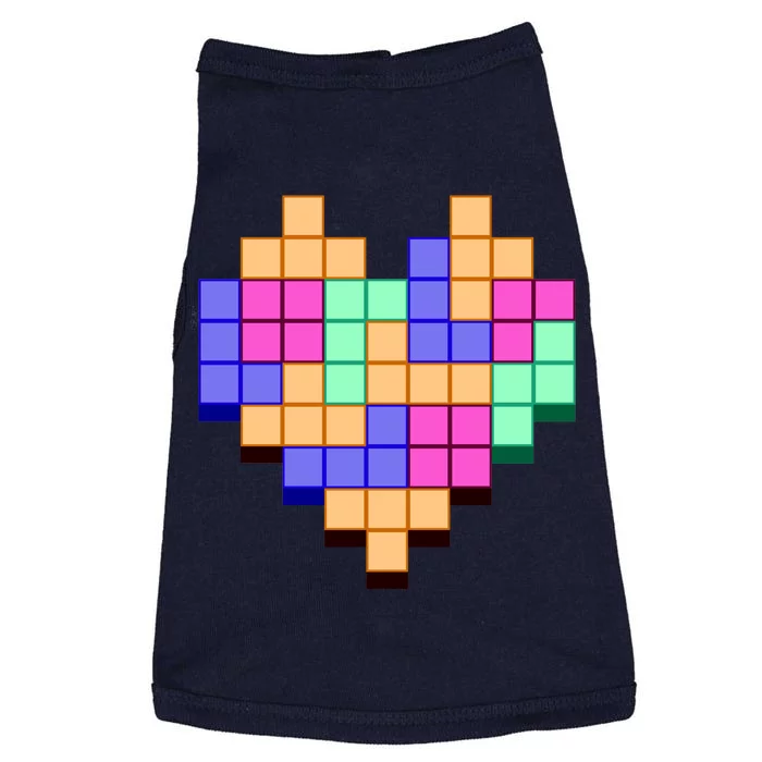 Heart Block Game Valentine's Day Gamer Love Doggie Tank