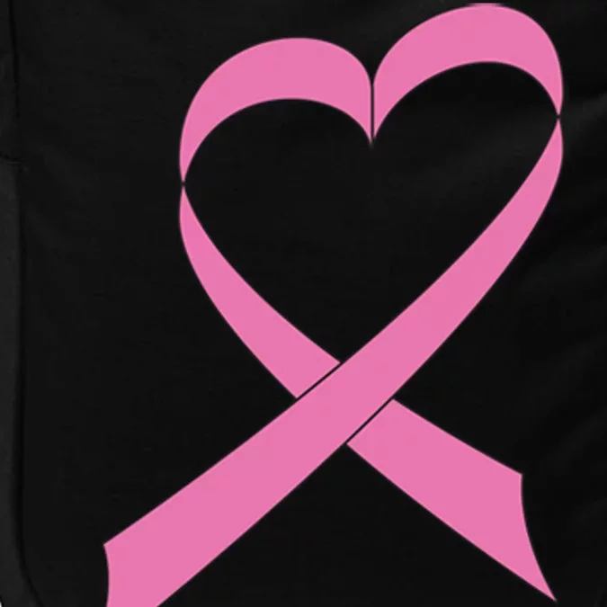 Heart Breast Cancer Ribbon Impact Tech Backpack