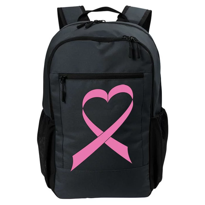 Heart Breast Cancer Ribbon Daily Commute Backpack