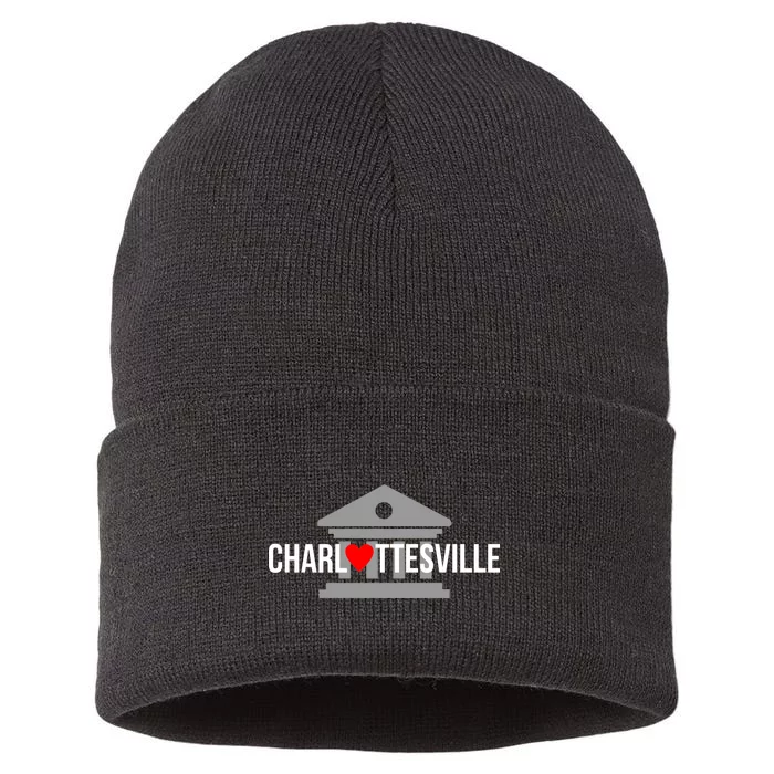 Heart Charlottesville Sustainable Knit Beanie