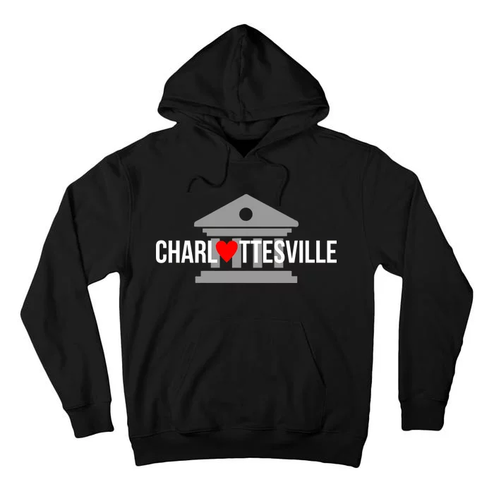 Heart Charlottesville Tall Hoodie