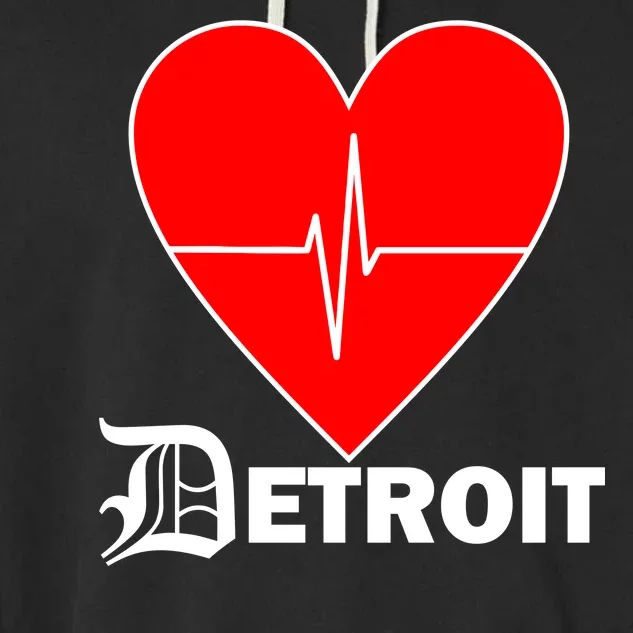 Heart Detroit Pulse Garment-Dyed Fleece Hoodie