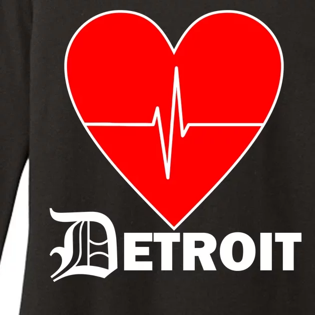 Heart Detroit Pulse Womens CVC Long Sleeve Shirt