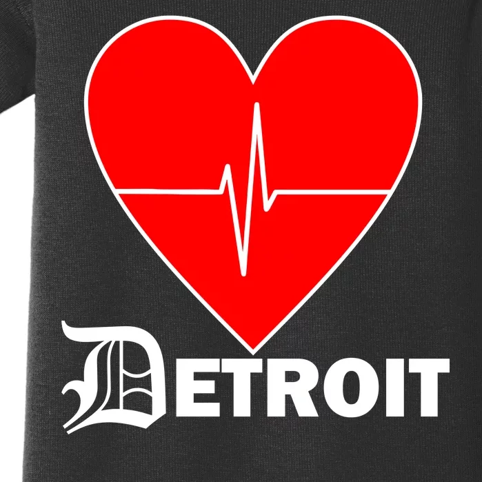 Heart Detroit Pulse Baby Bodysuit