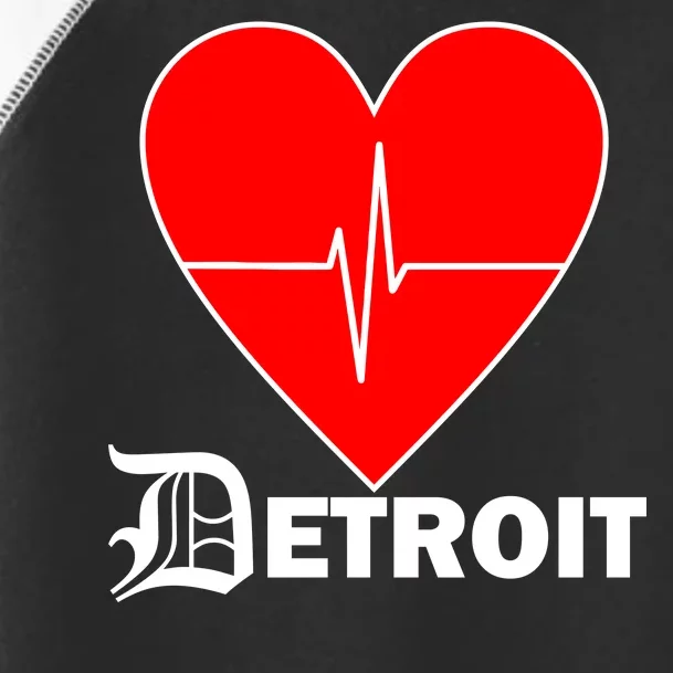 Heart Detroit Pulse Toddler Fine Jersey T-Shirt