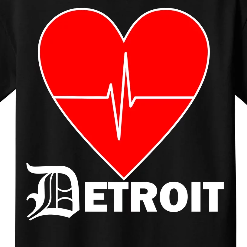 Heart Detroit Pulse Kids T-Shirt