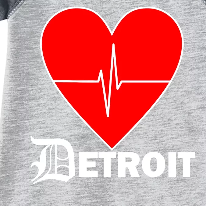 Heart Detroit Pulse Infant Baby Jersey Bodysuit