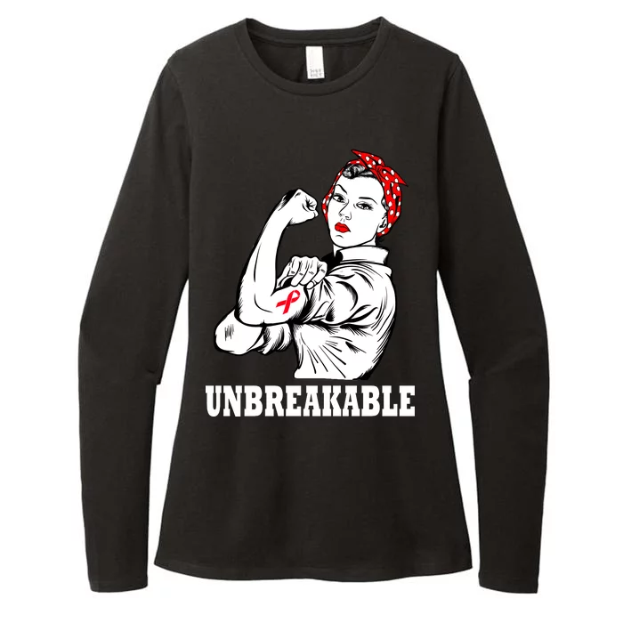 Heart Diseases Unbreakable We Can Do It Womens CVC Long Sleeve Shirt