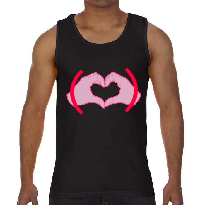 Heart Hands Sign Love Tribute Comfort Colors® Tank Top