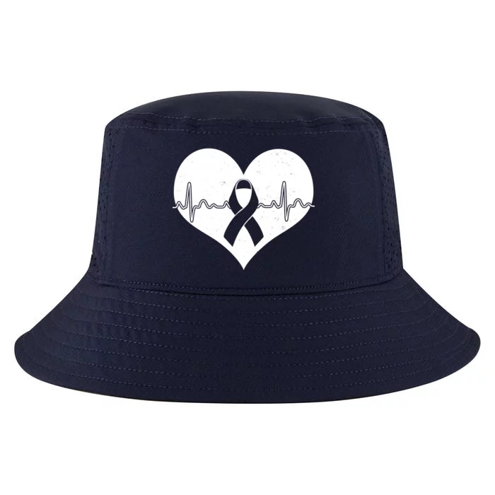 Heart Health Awareness Heartbeat Cool Comfort Performance Bucket Hat