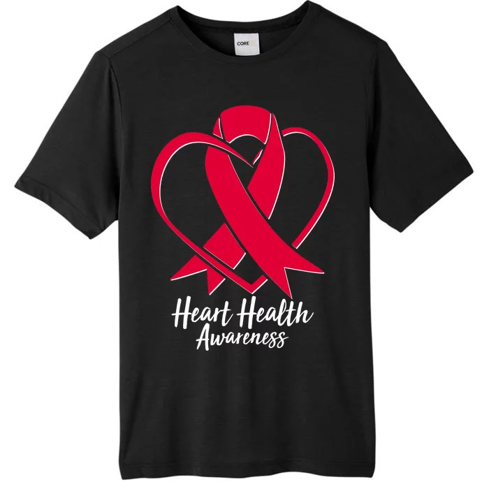 Heart Health Awareness Ribbon ChromaSoft Performance T-Shirt