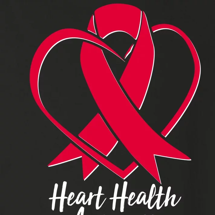 Heart Health Awareness Ribbon Toddler Long Sleeve Shirt