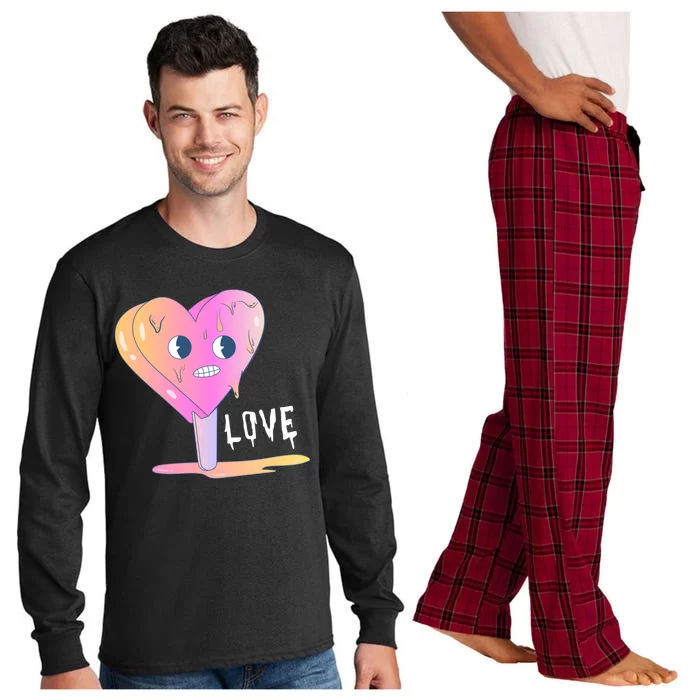 Heart Melting Popsicle Love Long Sleeve Pajama Set