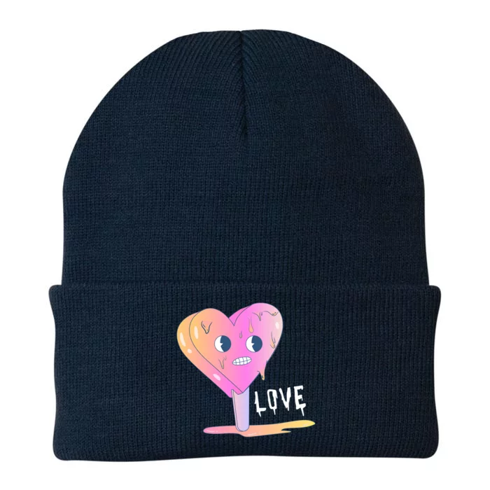 Heart Melting Popsicle Love Knit Cap Winter Beanie