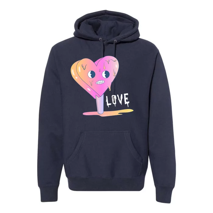 Heart Melting Popsicle Love Premium Hoodie