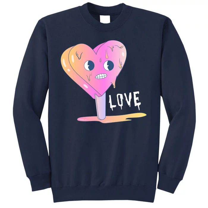 Heart Melting Popsicle Love Tall Sweatshirt