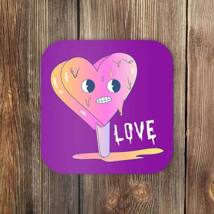 Heart Melting Popsicle Love Coaster