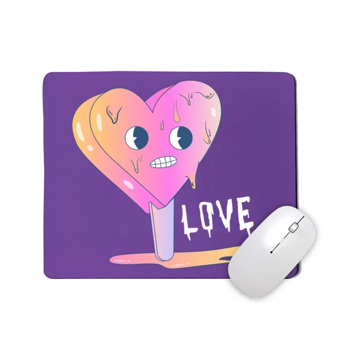 Heart Melting Popsicle Love Mousepad