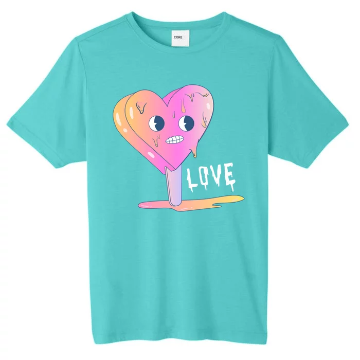 Heart Melting Popsicle Love ChromaSoft Performance T-Shirt