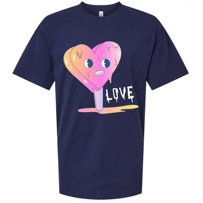 Heart Melting Popsicle Love Sueded Cloud Jersey T-Shirt