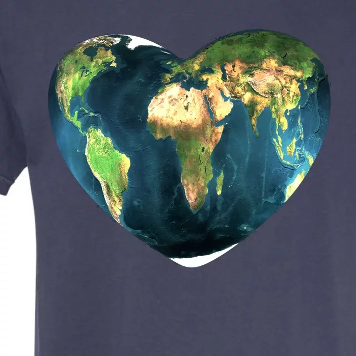 Heart Of The World Love Earth Garment-Dyed Heavyweight T-Shirt