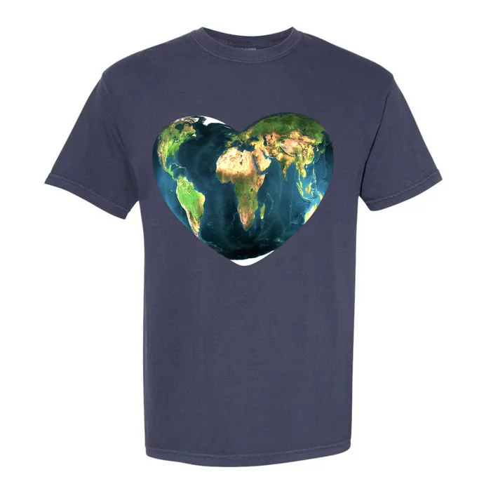 Heart Of The World Love Earth Garment-Dyed Heavyweight T-Shirt