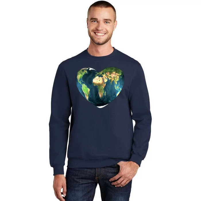 Heart Of The World Love Earth Sweatshirt