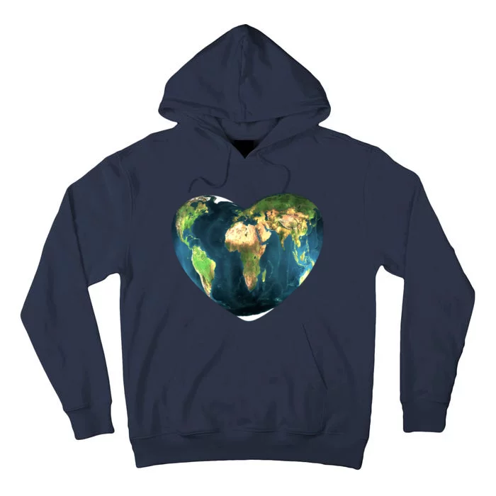 Heart Of The World Love Earth Tall Hoodie