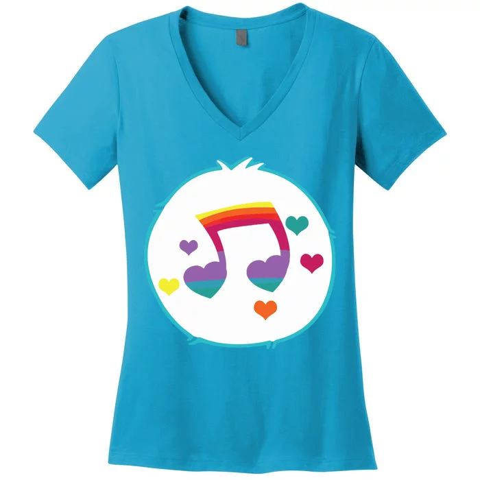 Heart Song Bear Halloween Costume Women's V-Neck T-Shirt