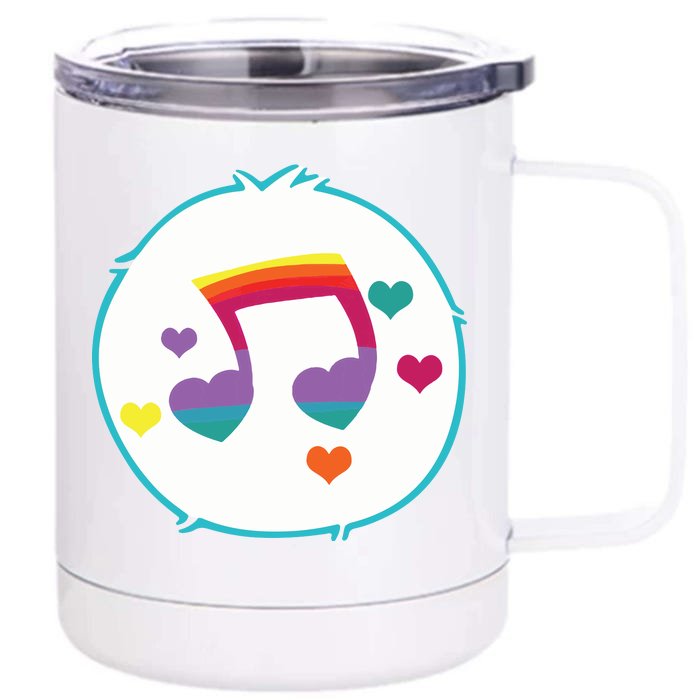 Heart Song Bear Halloween Costume Front & Back 12oz Stainless Steel Tumbler Cup