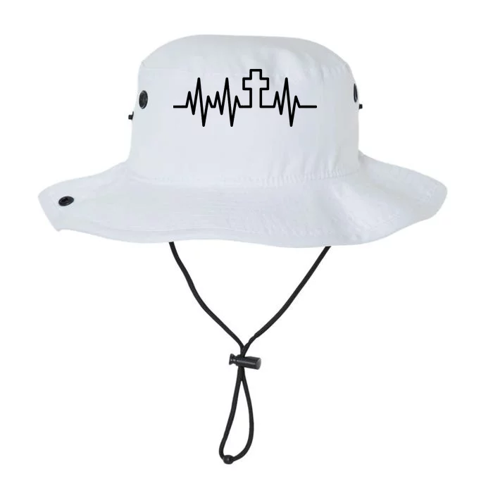 Heartbeat Cross Legacy Cool Fit Booney Bucket Hat