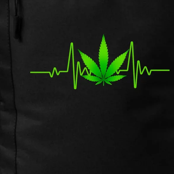 Heartbeat Weed Pulse Daily Commute Backpack