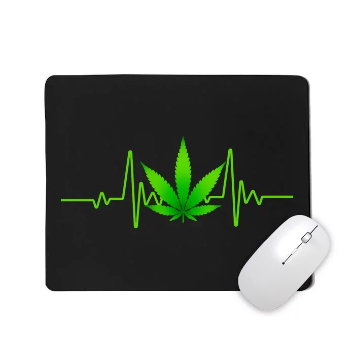 Heartbeat Weed Pulse Mousepad