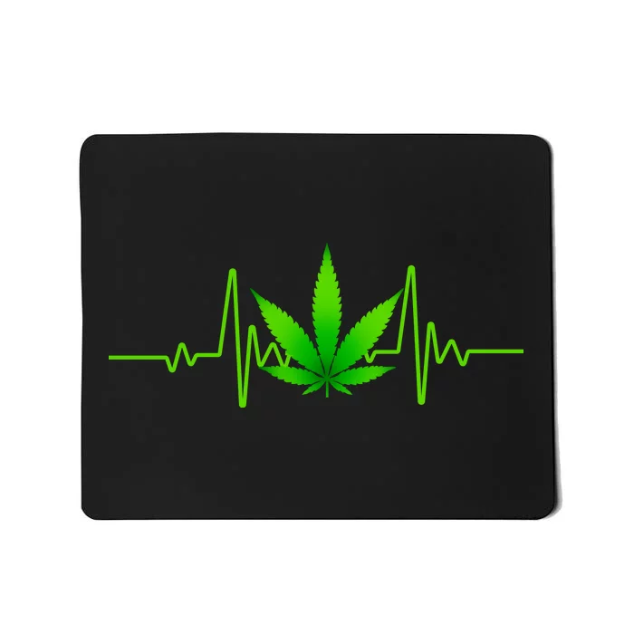 Heartbeat Weed Pulse Mousepad