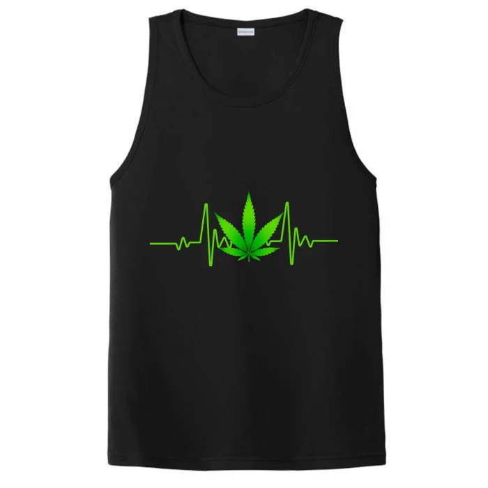 Heartbeat Weed Pulse Performance Tank