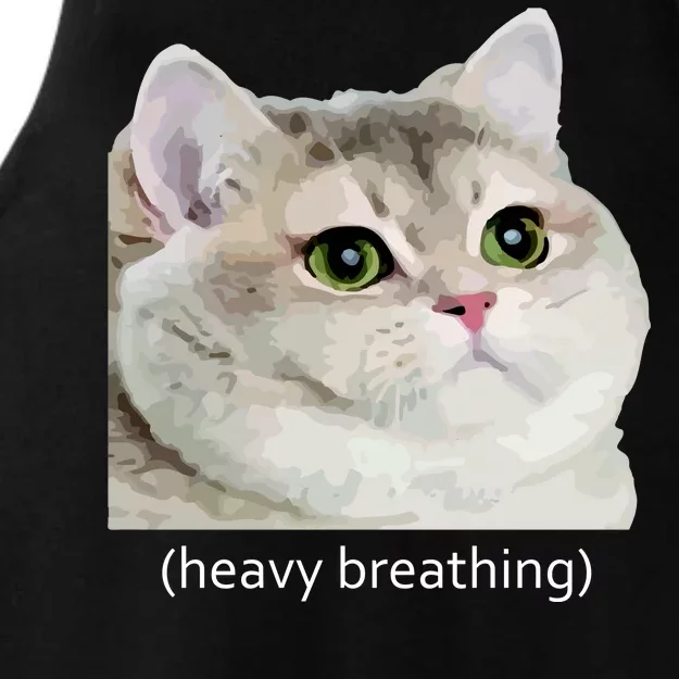 Heavy Breathing Cat Ladies Tri-Blend Wicking Tank