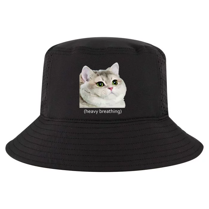 Heavy Breathing Cat Cool Comfort Performance Bucket Hat