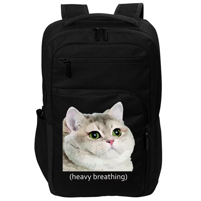 Heavy Breathing Cat Impact Tech Backpack