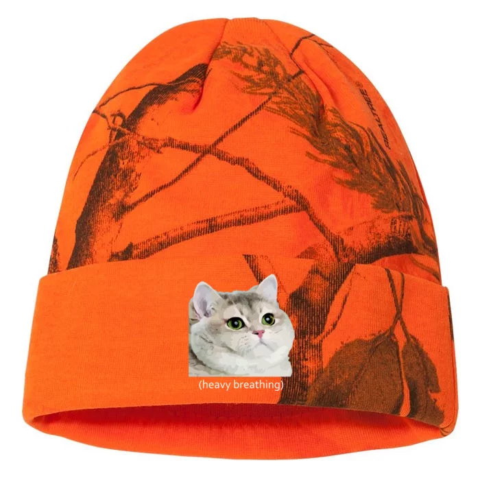 Heavy Breathing Cat Kati - 12in Camo Beanie