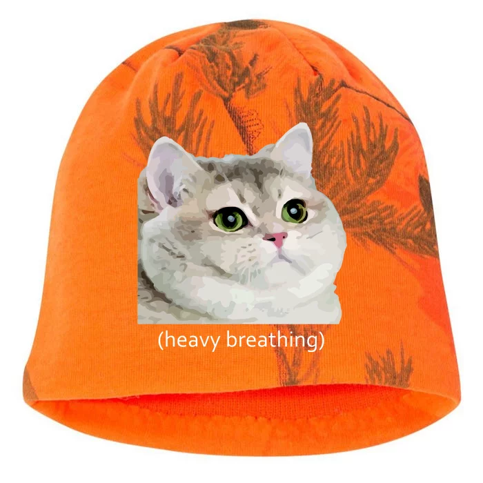 Heavy Breathing Cat Kati - Camo Knit Beanie