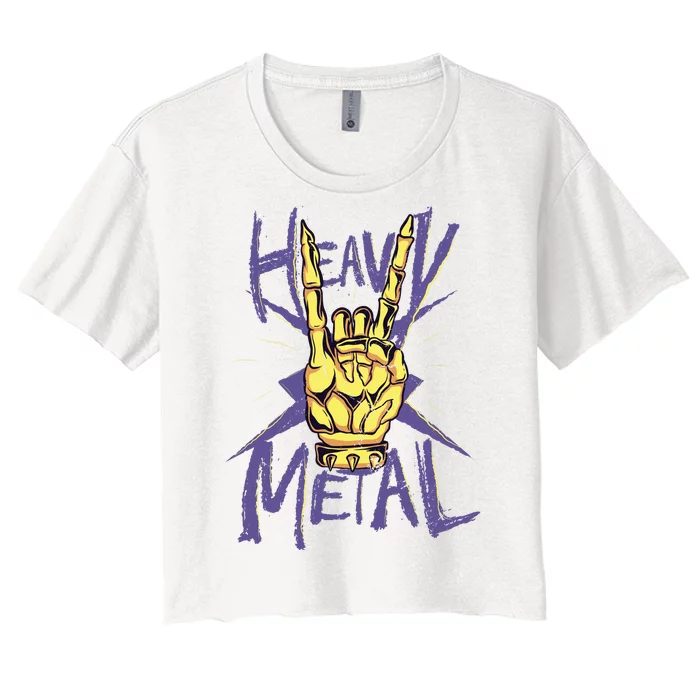 Heavy Metal Women's Crop Top Tee