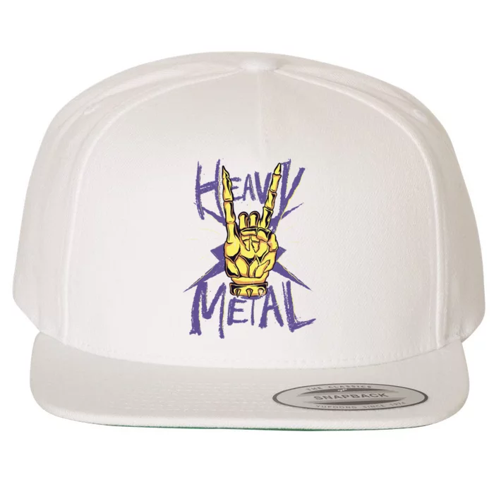 Heavy Metal Wool Snapback Cap