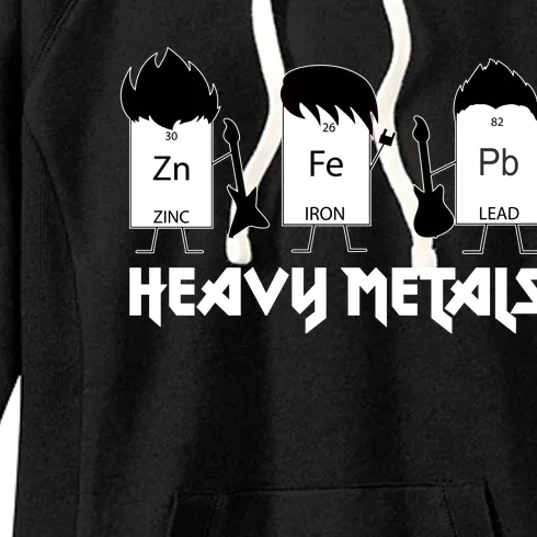 Heavy Metals Periodic Table Of Elements Women's Fleece Hoodie