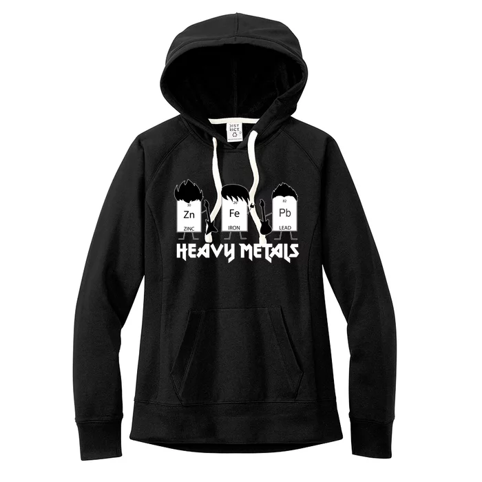 Heavy Metals Periodic Table Of Elements Women's Fleece Hoodie