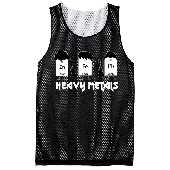 Heavy Metals Periodic Table Of Elements Mesh Reversible Basketball Jersey Tank