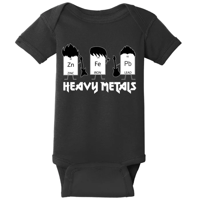 Heavy Metals Periodic Table Of Elements Baby Bodysuit