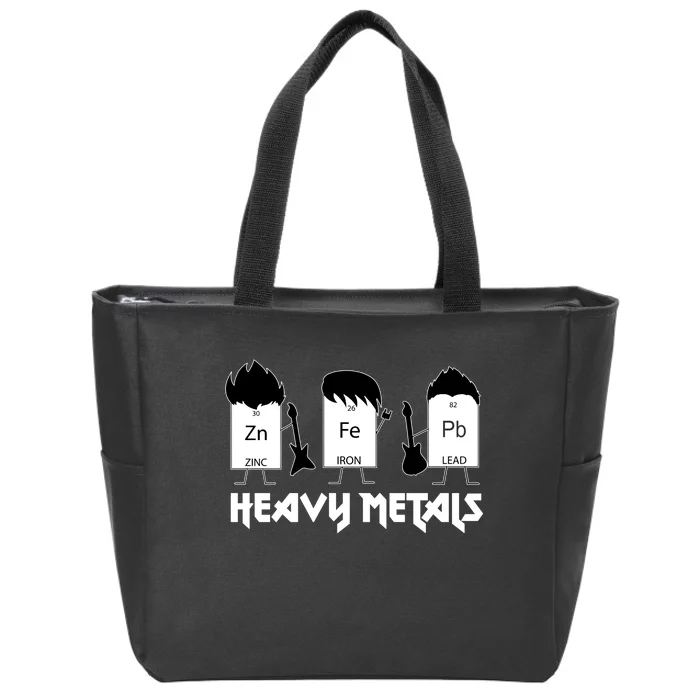 Heavy Metals Periodic Table Of Elements Zip Tote Bag