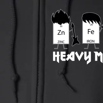 Heavy Metals Periodic Table Of Elements Full Zip Hoodie